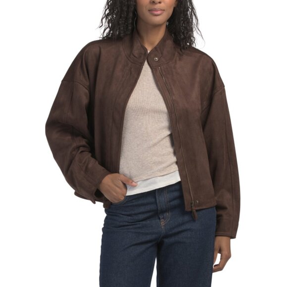 MAX STUDIO LONDON Sequoia Zip Up Bomber Jacket - Picture 1 of 2